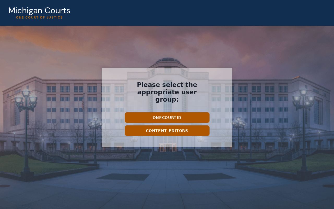 Gladwin County court records research showing Michigan judicial-record access guidance