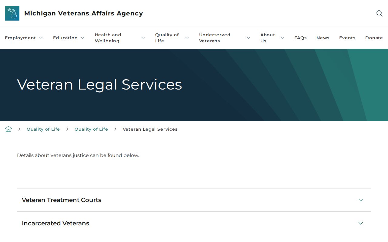 Gladwin County traffic court context and Michigan veterans treatment court program